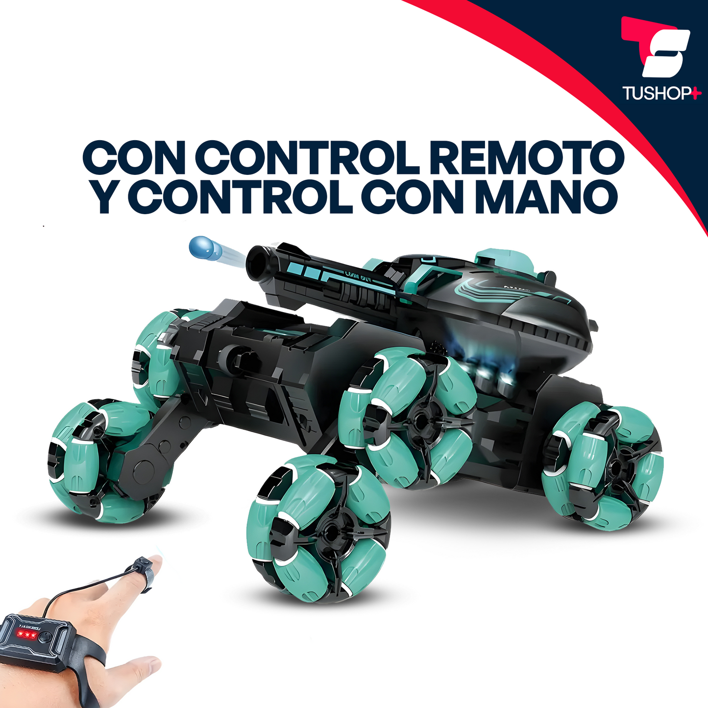 CARRO DOBLE CONTROL 6 RUEDAS TODOTERRENO®