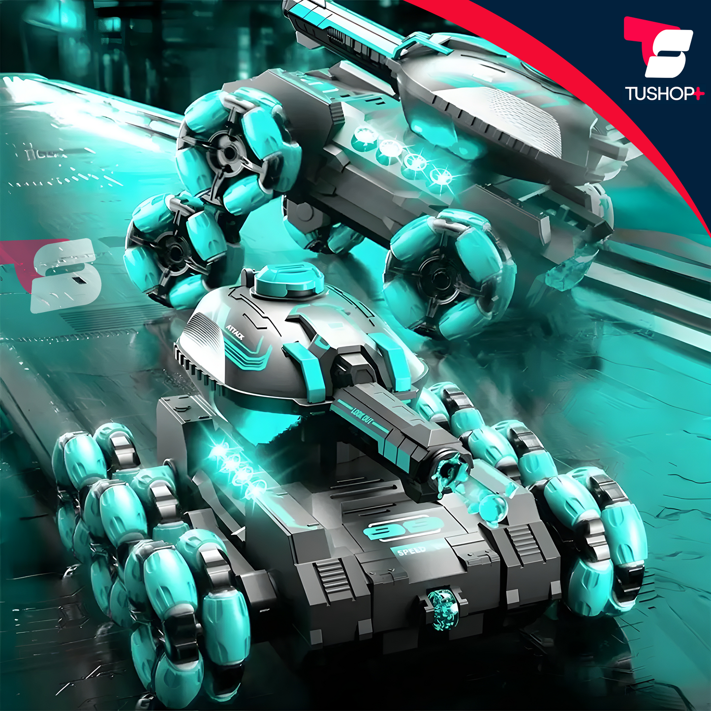 CARRO DOBLE CONTROL 6 RUEDAS TODOTERRENO®